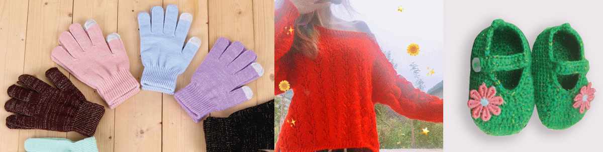 Acrylic Metallic Blend Knitting Yarn