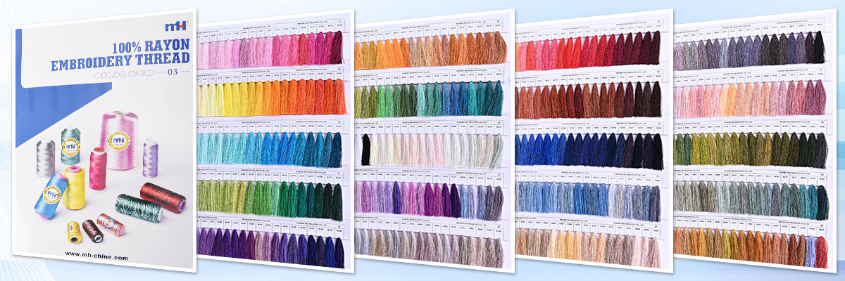 rayon embroidery thread color