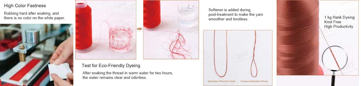 polyester thread for tassel feature