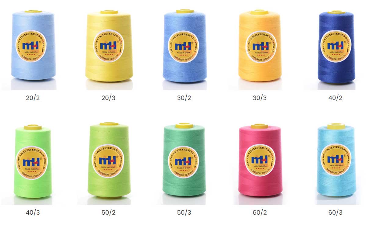 Polyester Sewing Thread Yarn Count Customization