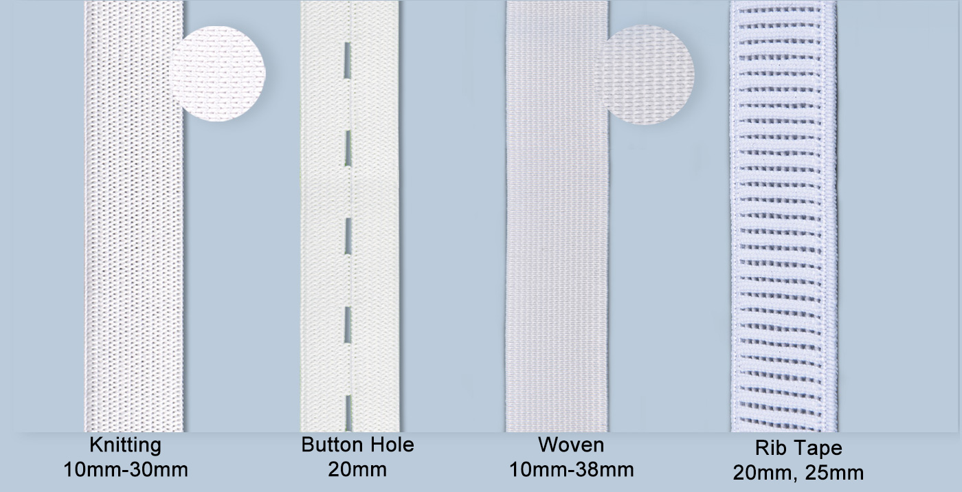 elastic tape types