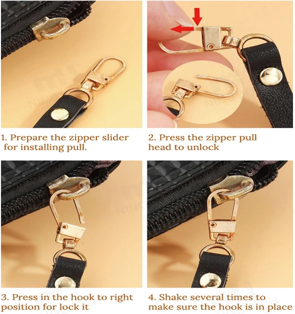 Removable Zipper Pulls Tab Replacement