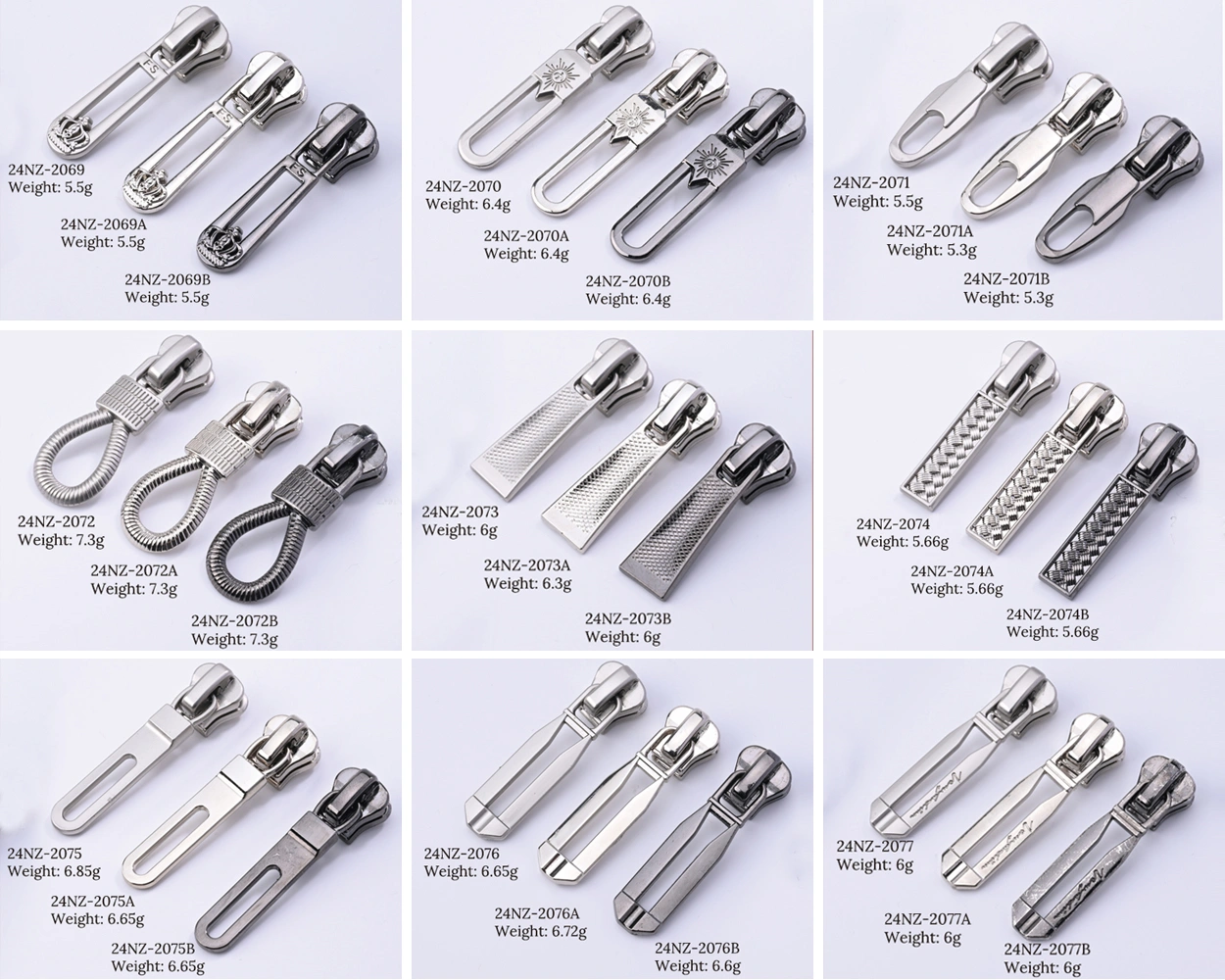 no.5 locking slider designs