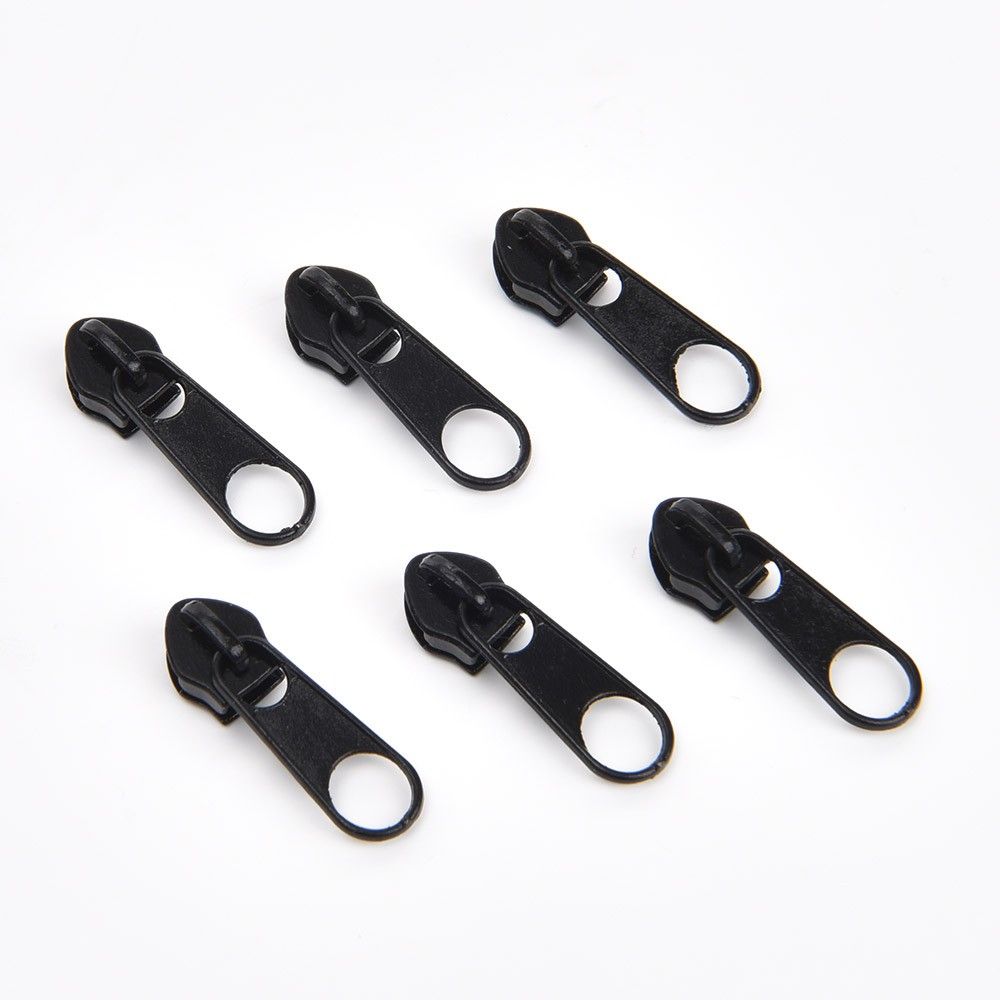 black 6pcs long pull slider