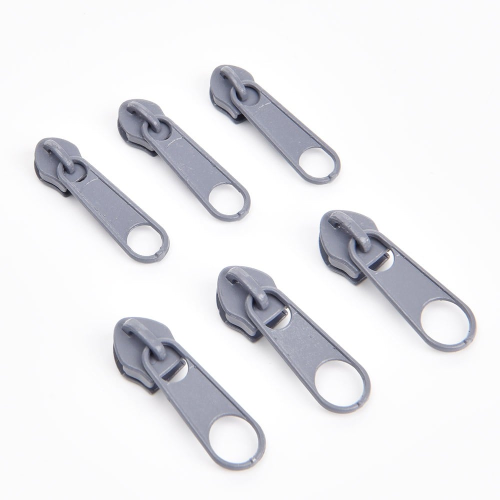 grey 6pcs long pull slider