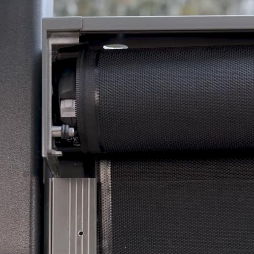 hot melt lcf zipper for screen system