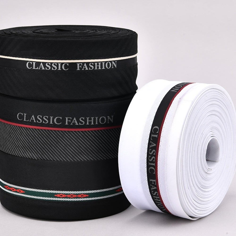 White Cotton Fabric Trouser Gripper Fabric 40 Meter Roll at Best Price in  Delhi  Sheetal Enterprises