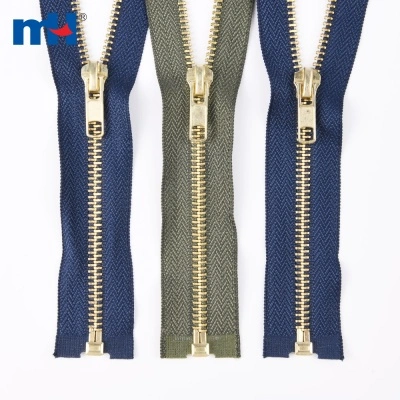#5 Golden Brass Zipper