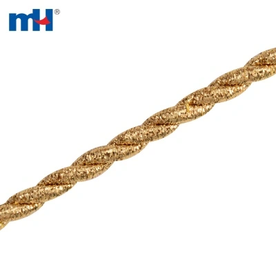 Gold Glitter Twisted Rope