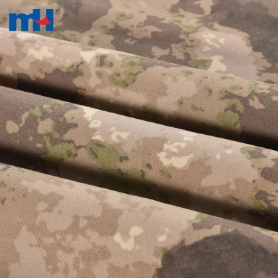 65 Polyester 35 Viscose Camouflage Fabric