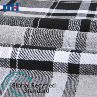 Recycled Shirt Check Fabric