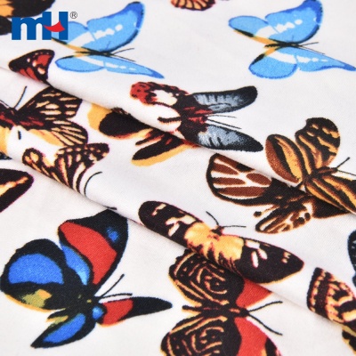 Butterfly Printed 4 Way Stretch Fabric