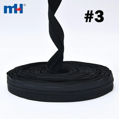 3 Nylon Zipper Long Chain in Rolls