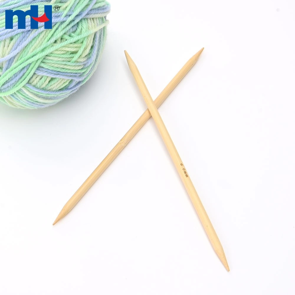 Pair 3mm - 10mm Bamboo knitting stick Knitting Needles Pointed Carbonized  Wooden Single--25cm/35 length