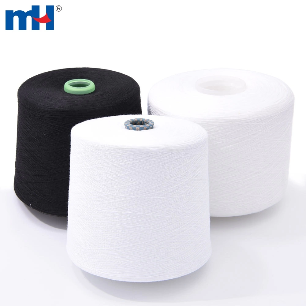 China 100pct Polyester Yarn For Sewing Thread On Dyeing Tube