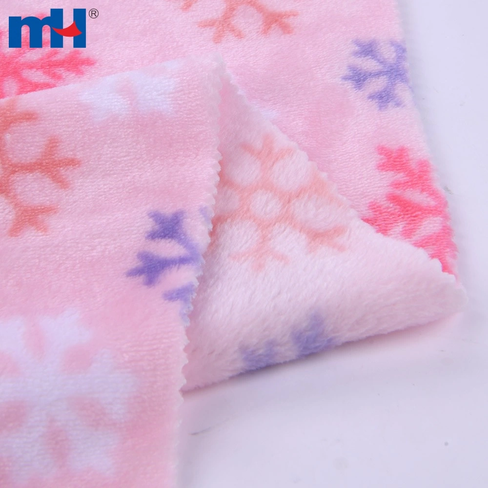 100% Polyester Double Sided Fleece Flannel Fabric