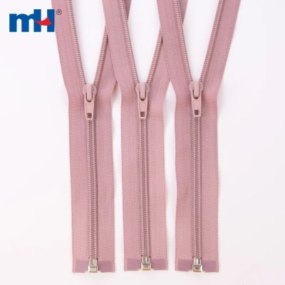 #5 Open End Auto Lock Nylon Zippers