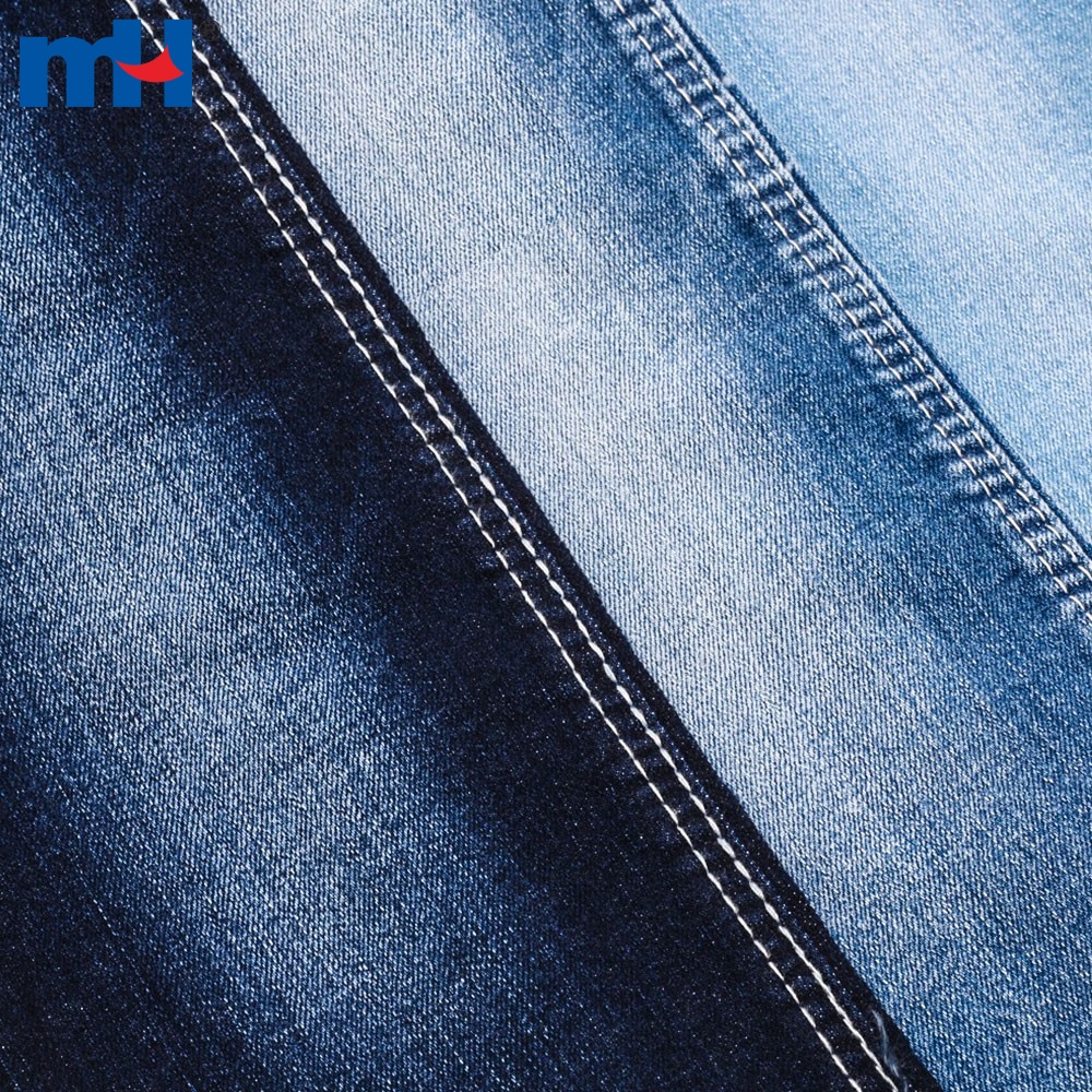 9.5oz slub denim fabric 91%cotton 7%T400| Alibaba.com