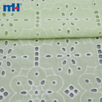 Cotton Embroidered Lace Fabric