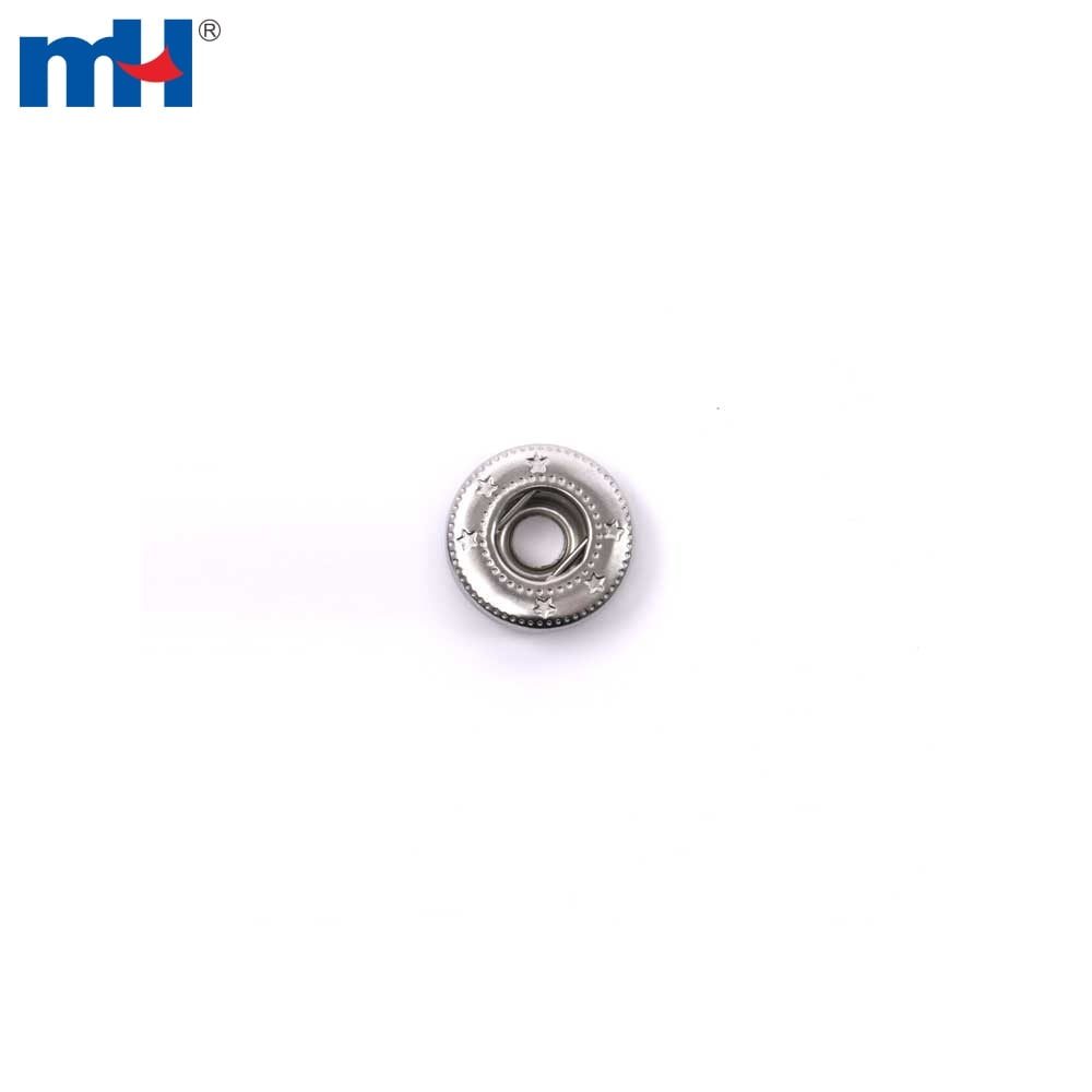 12.5mm Metal Iron Snap Press Stud Cap Button Fastener