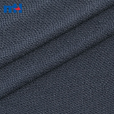 2x2 Polyester Spandex Rib Fabric