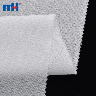 White Twill Woven Interlining