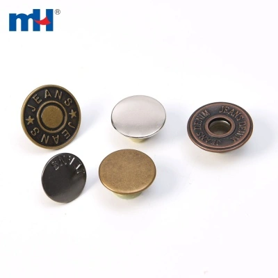 Brass Jeans Button