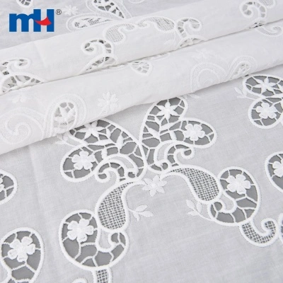 Cotton Lace Embroidery Fabric