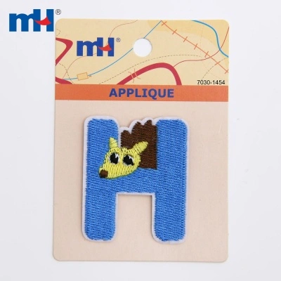 Animal Alphabet H Patches/Applique