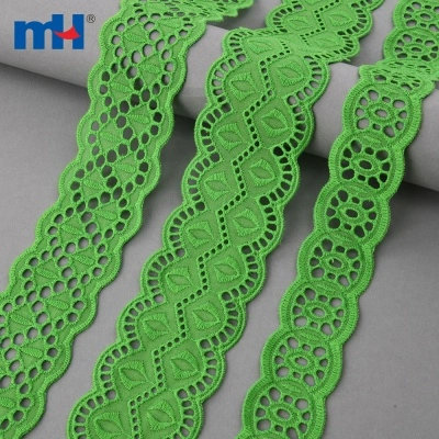 Cotton Eyelet Broderie Anglaise Lace Trim