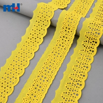 Yellow Cotton Lace Trim