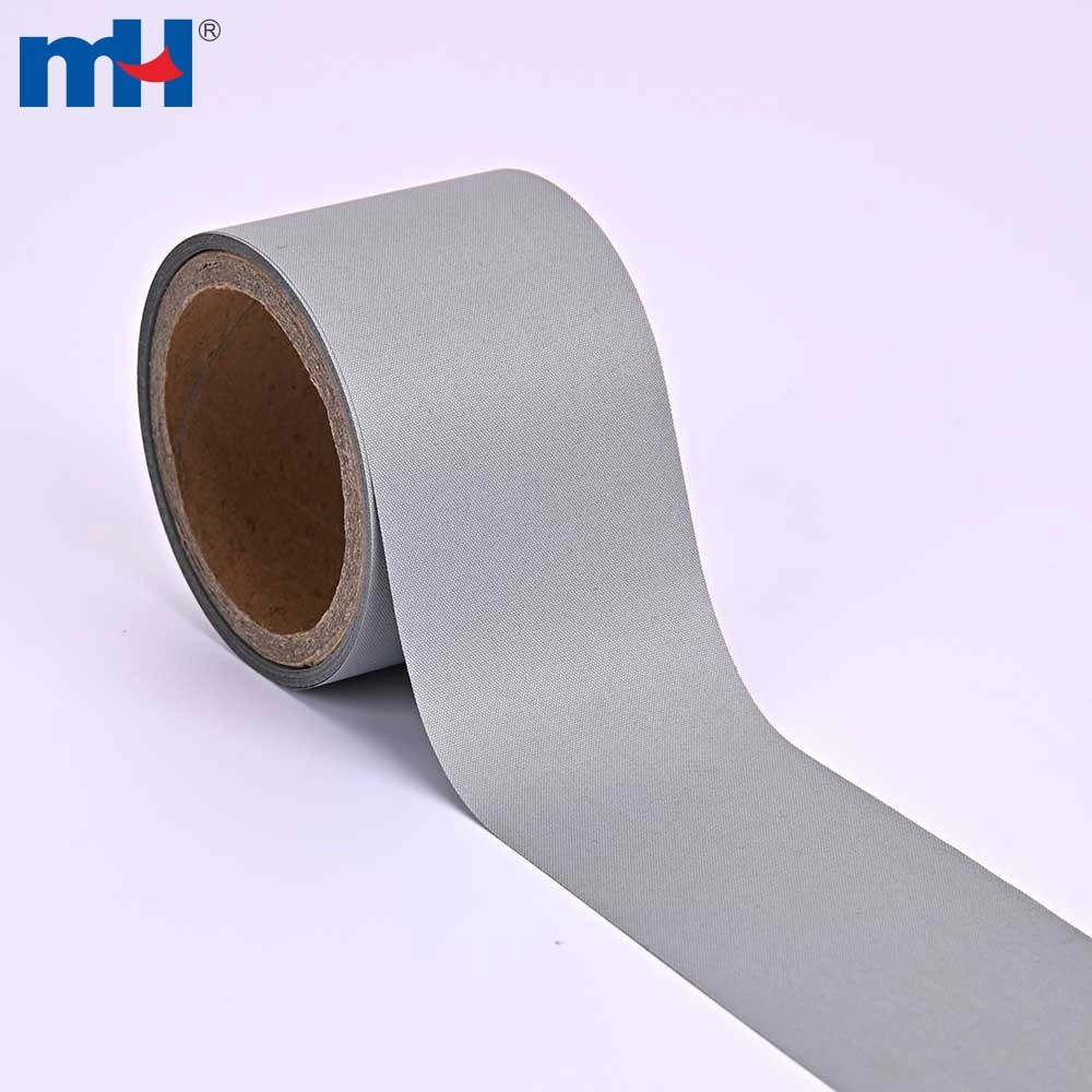 China Factory Silver Reflective Tape Stickers, Iron on Clothing