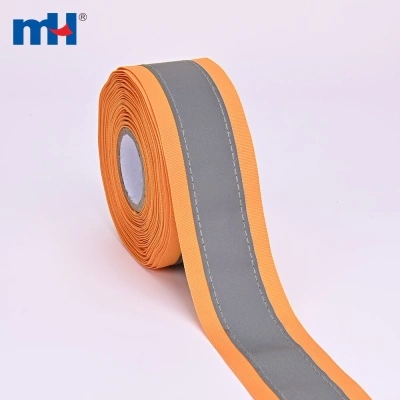 Hi-Viz Silver Reflective Stitched Tape