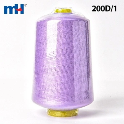 200D/1 100% Polyester Overlock Yarn