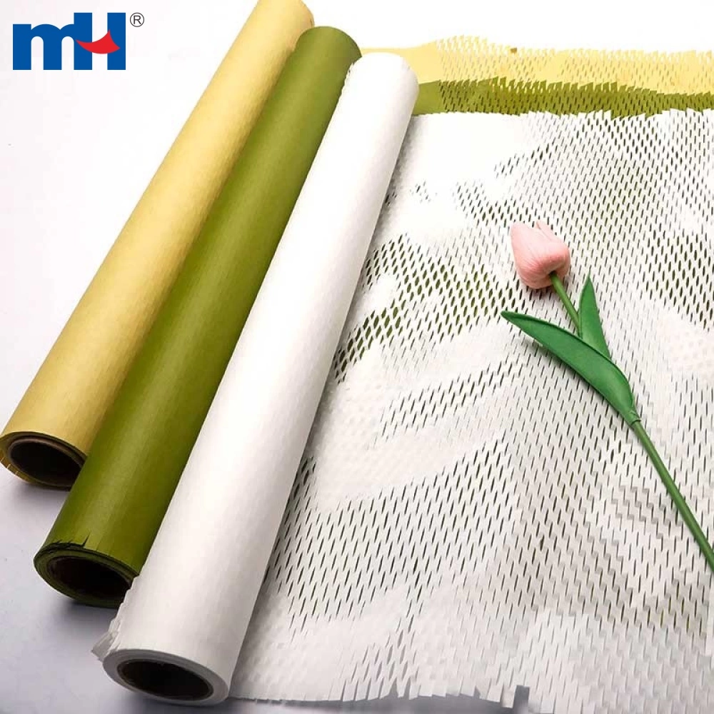 50m40cm Kraft Honeycomb Packaging Paper Roll, Eco Friendly Honeycomb Packaging  Paper Roll For Moving, Protection, Gift Wrapping And Fragile Items