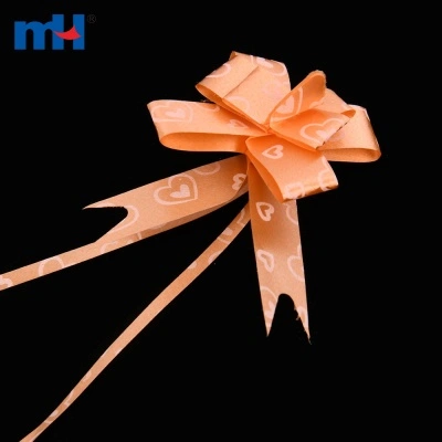 15*250mm Printed Pull Bow Ribbon