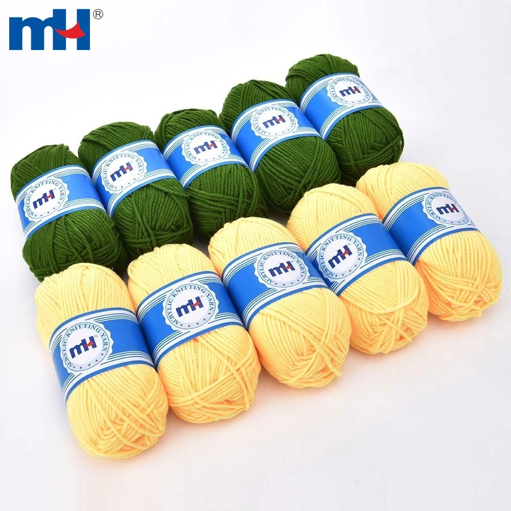2pcs Milk Cotton 5ply Yarn Soft Crochet Yarn DIY for Knitting Wool Thread  Hand Knitting Crochet DIY Yarn ( Color : A43 , Size : 50g per Skein )