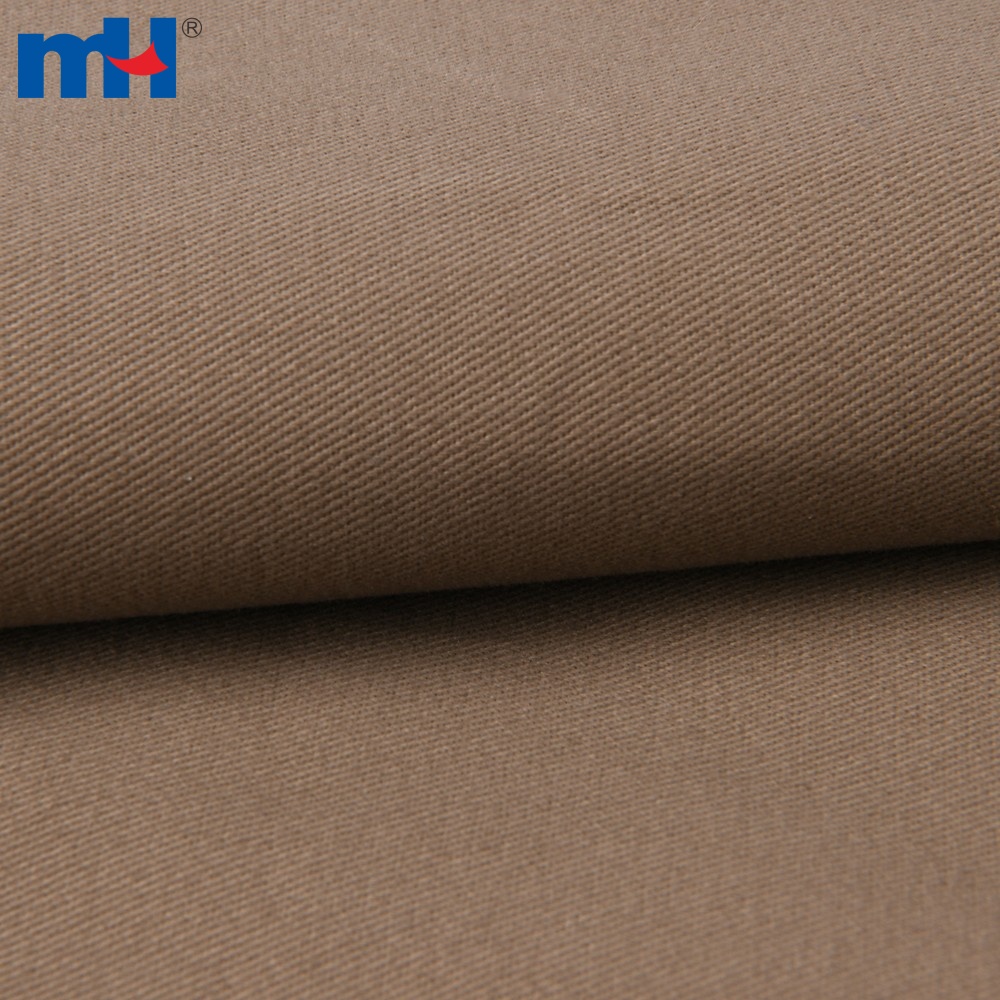 brown Polyester Twill fabric