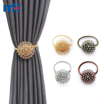 Crystal Curtain Magnetic Tiebacks