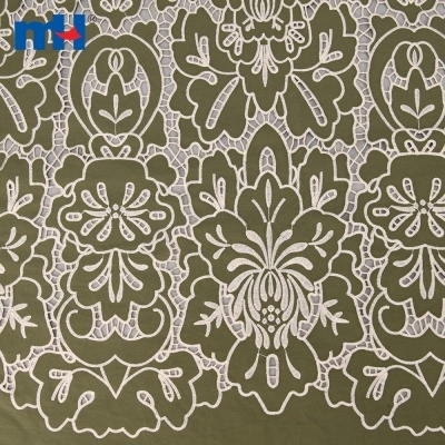 Laser Cutwork Lace Material