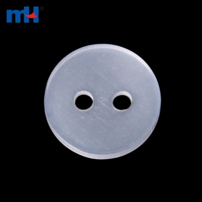 Flat Pearlescent Resin Button