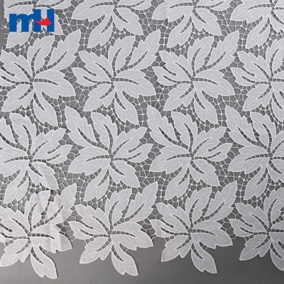 Guipure Laser Cutted Lace Fabric