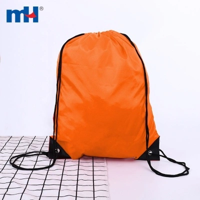 210D Waterproof Polyester Drawstring Backpack Bag