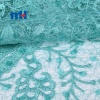 Sequinned Embroidered Net Lace - Olive Green