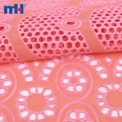 African Eyelet TC Embroidery Lace Fabric