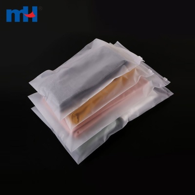 Frosted Ziplock Clear Packaging Plastic Bags