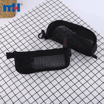 Transparent Mesh Pencil Pouch Bag