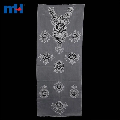 Dress Cutwork Embroidery Front Part Design