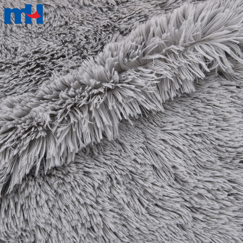 Hot Sale 100% Polyester Brown PV Plush Fabric Long Pile Fur Faux