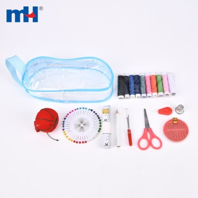 Mini Transparent PVC Bag Sewing Kits